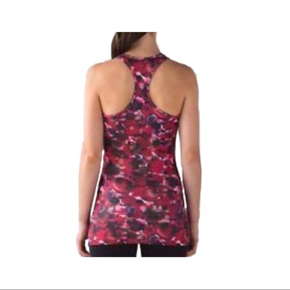 lululemon athletica Tops - 036 LULULEMON RED&PINK COOL RACERBACK CRB TANK TOP.SIZE 4